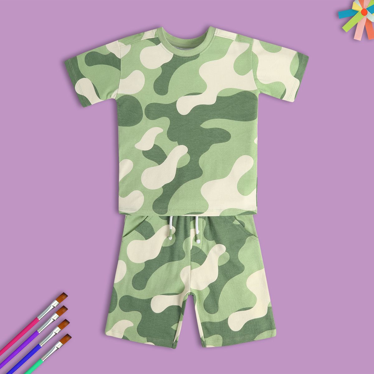 Boys Green Coordinate Set