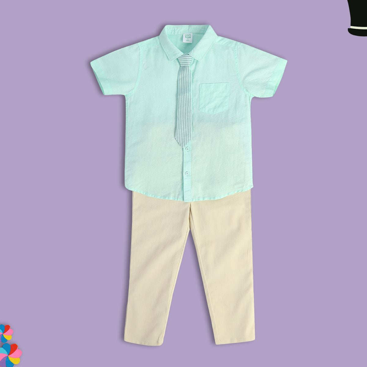 Boys Multicolor Pack Of 3 Coordinate Set
