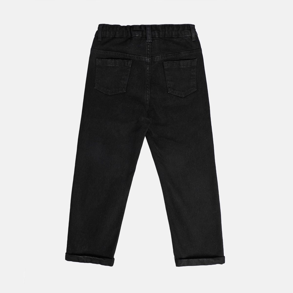 Boys Black Pack Of 1 Denim Pant