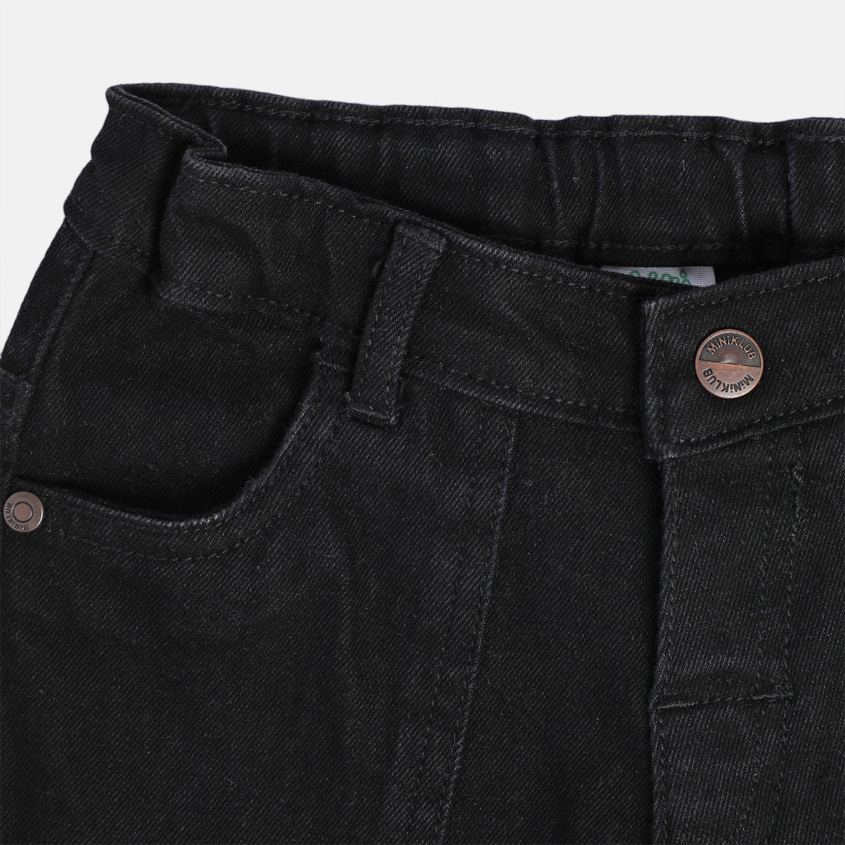Boys Black Pack Of 1 Denim Pant
