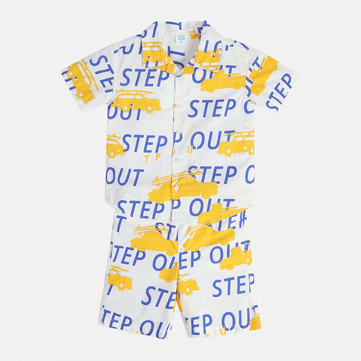 Boys White Pack Of 2 Lounge Wear