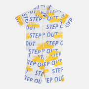 Boys White Pack Of 2 Lounge Wear