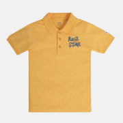 Boys Orange Polo Tee