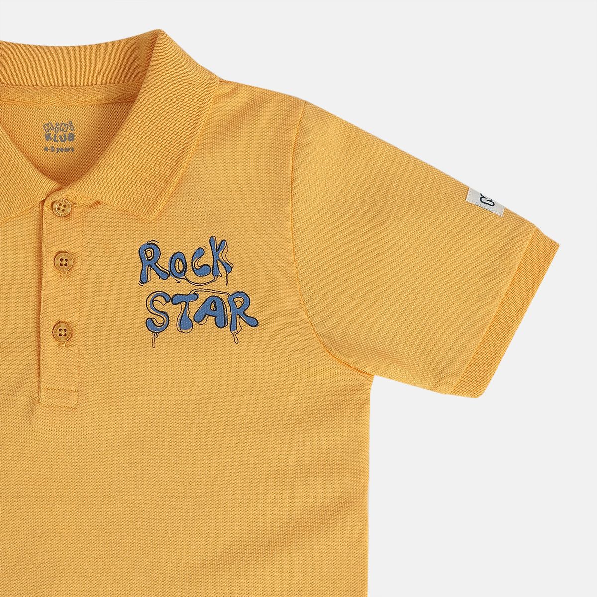 Boys Orange Polo Tee