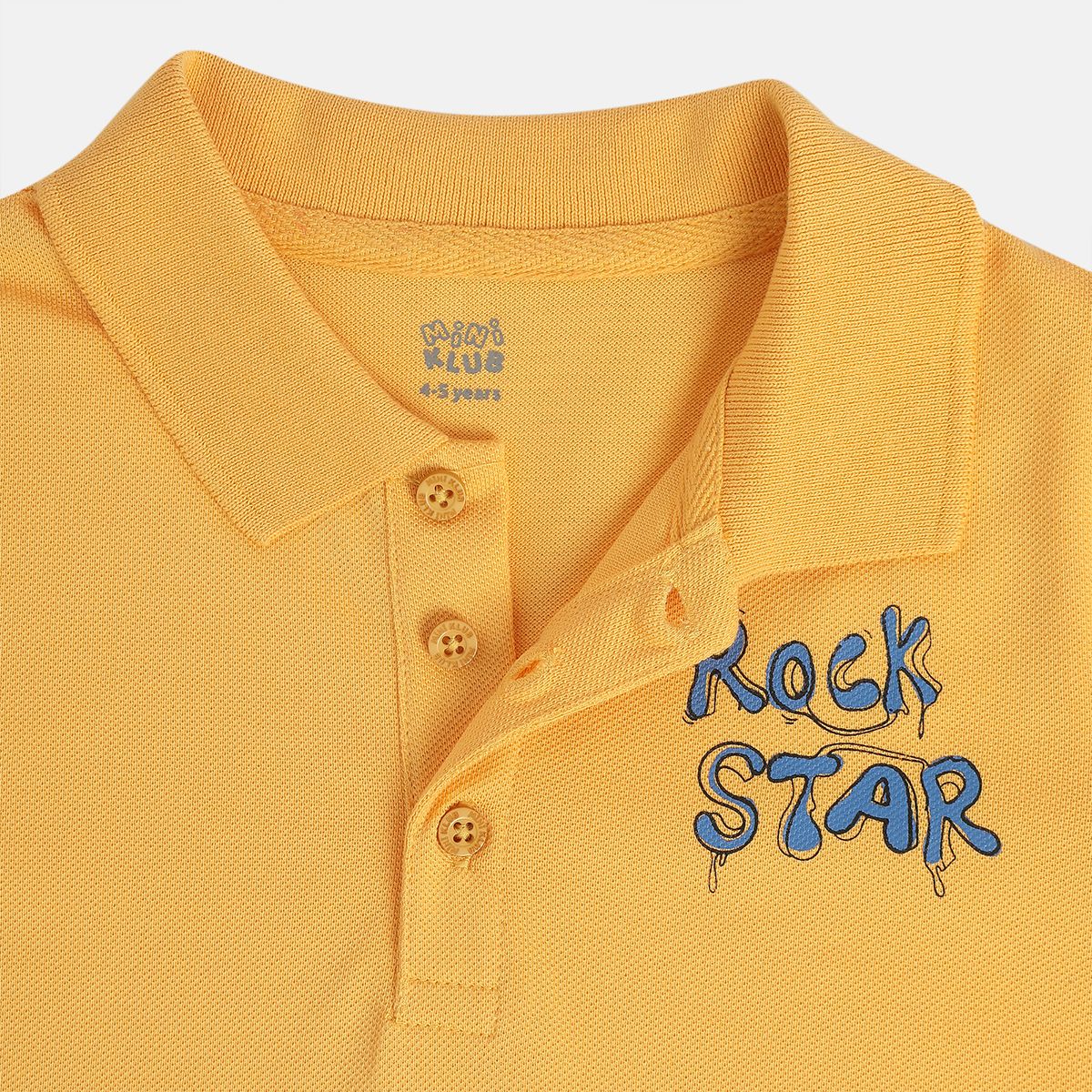 Boys Orange Polo Tee