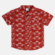 Boys Red Pack Of 1 Shirt