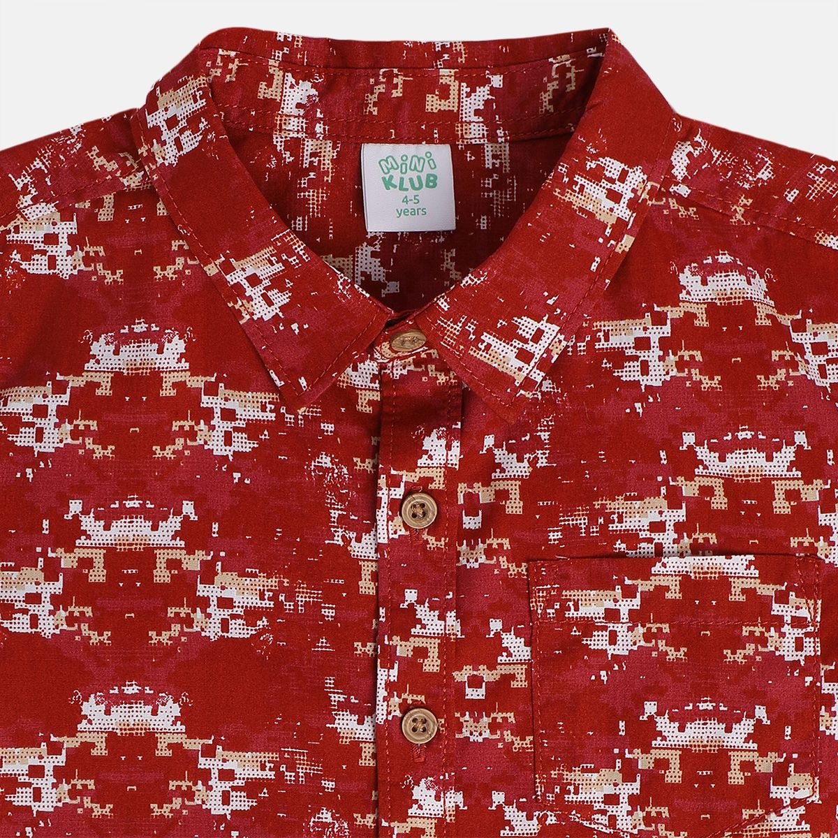 Boys Red Pack Of 1 Shirt