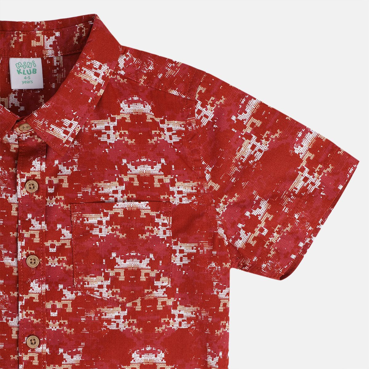 Boys Red Pack Of 1 Shirt