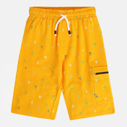 Boys Mustard Pack Of 1 Shorts
