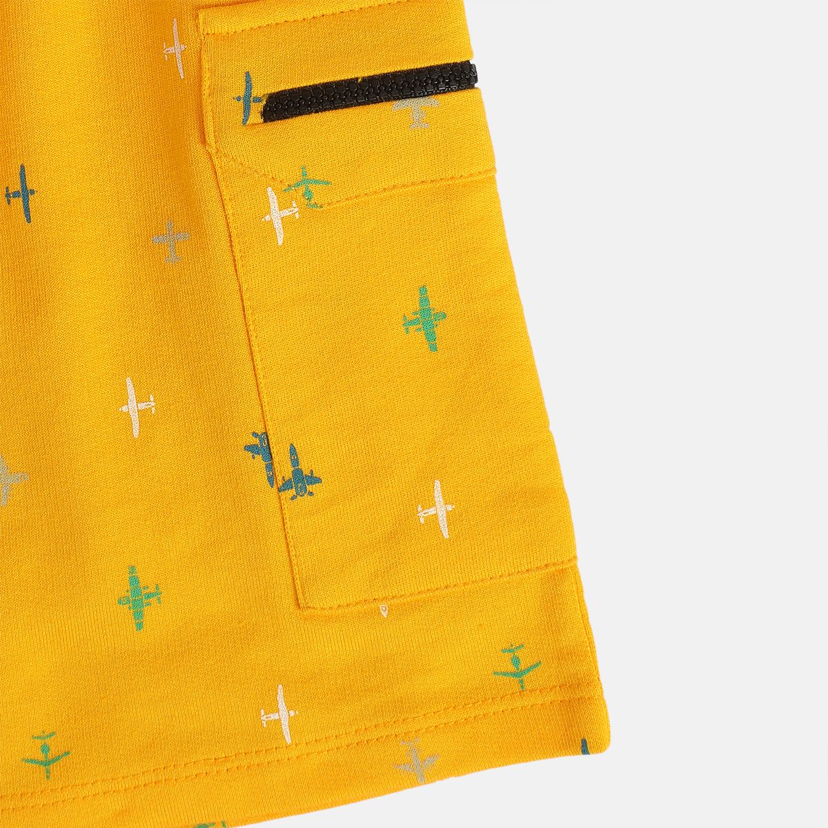 Boys Mustard Pack Of 1 Shorts
