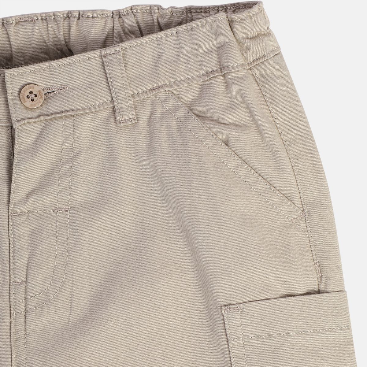 Boys Beige Pack Of 1 Shorts