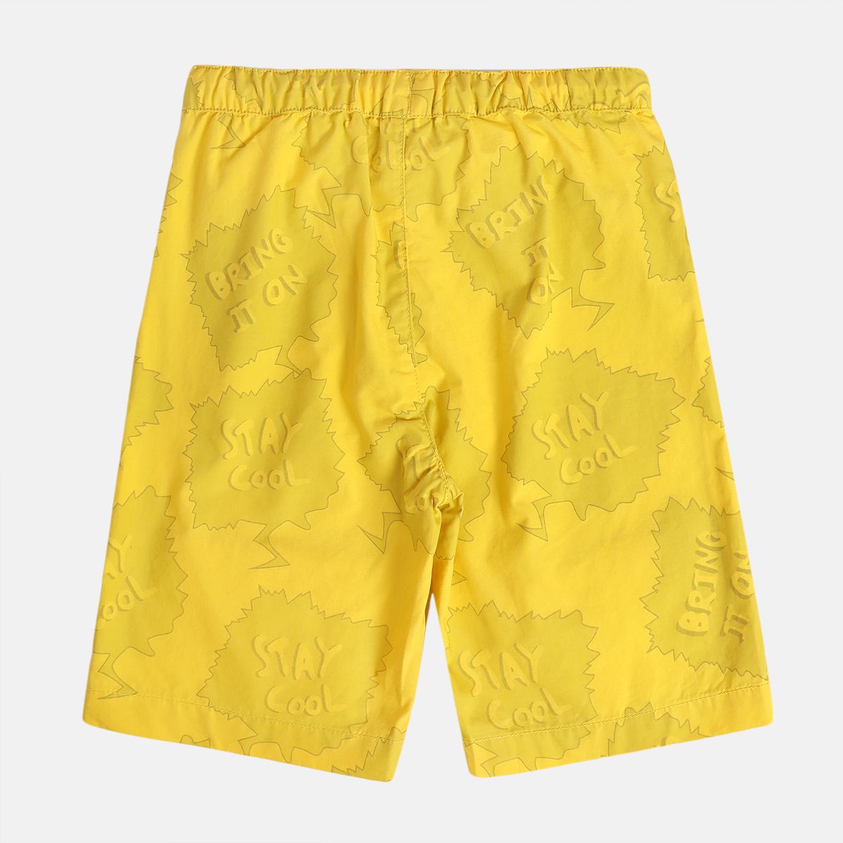 Boys Yellow Pack Of 1 Shorts