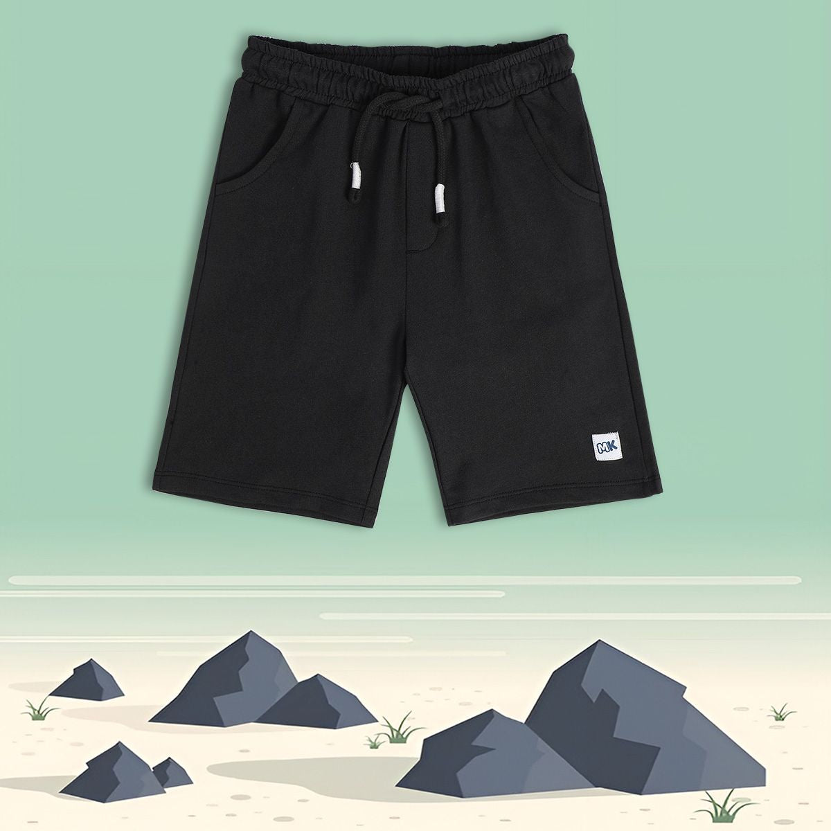 Boys Black Pack Of 1 Shorts