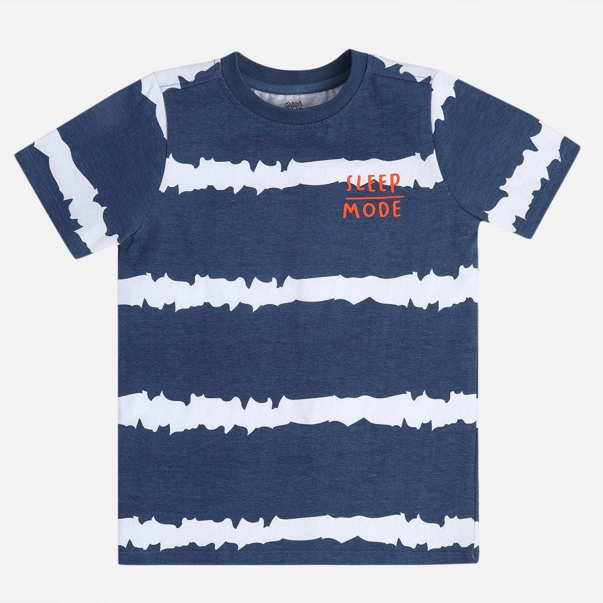 Boys Multi Round Neck Short Sleeve Top And Bottom