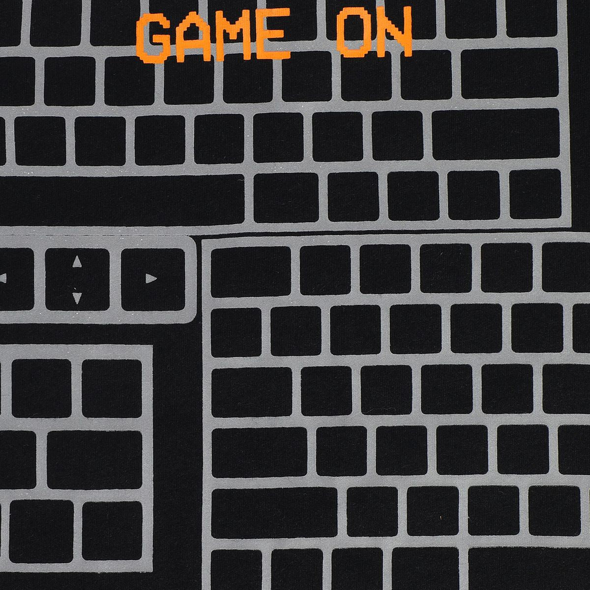 Boys Black Pack Of 1 T-Shirt