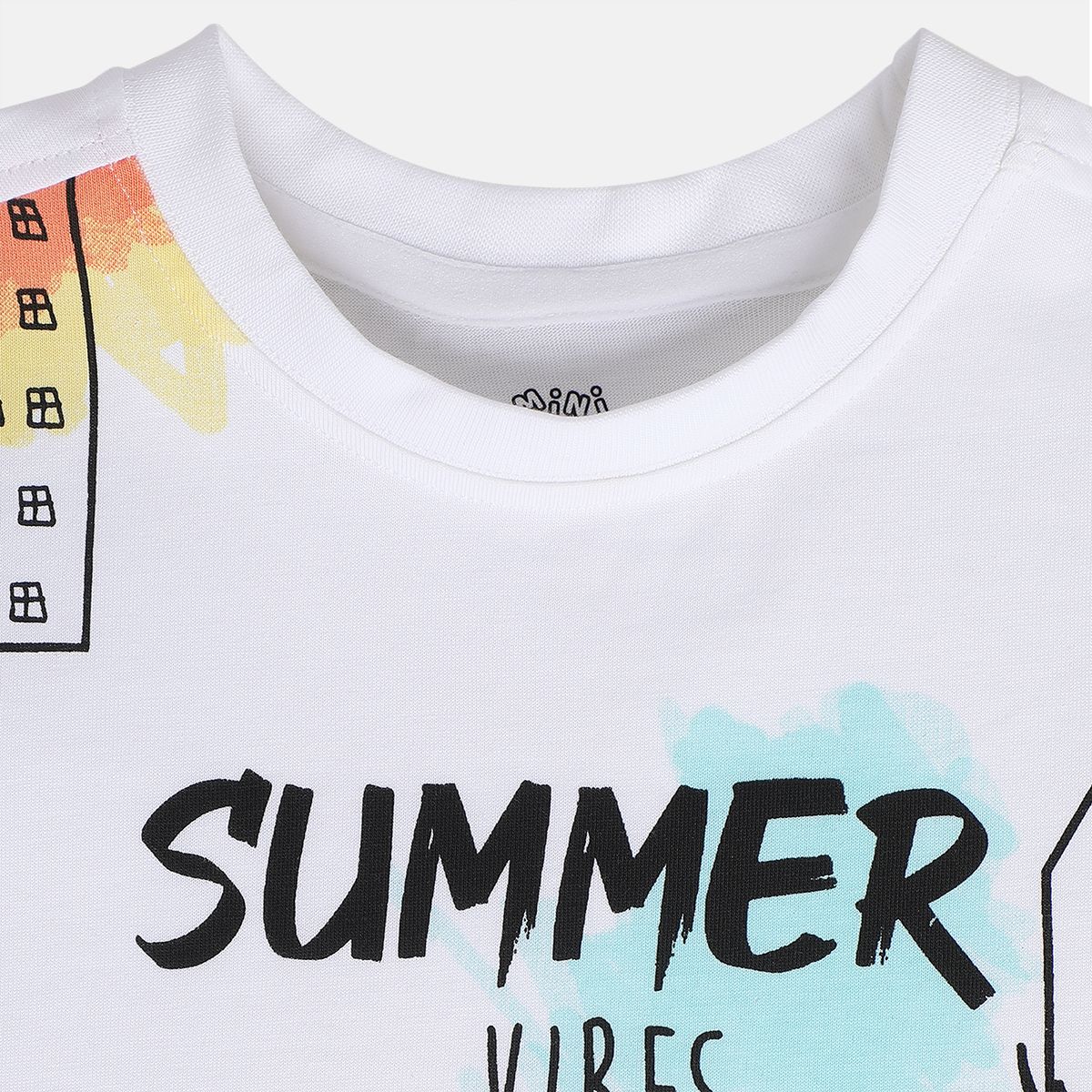 Boys White Pack Of 1 T-Shirt