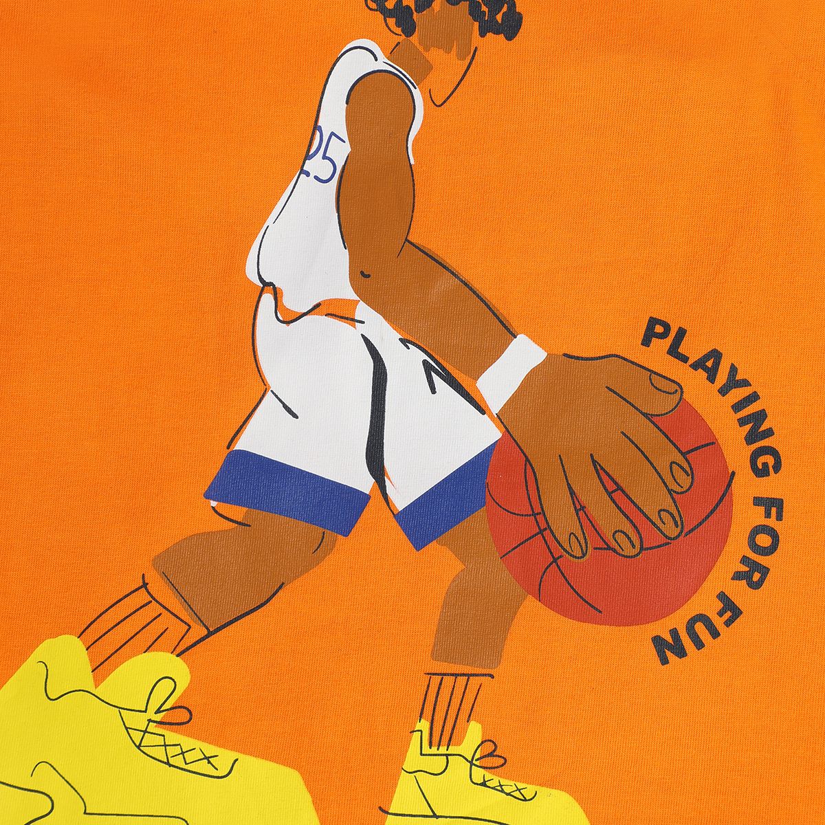 Boys Orange Pack Of 1 Sando