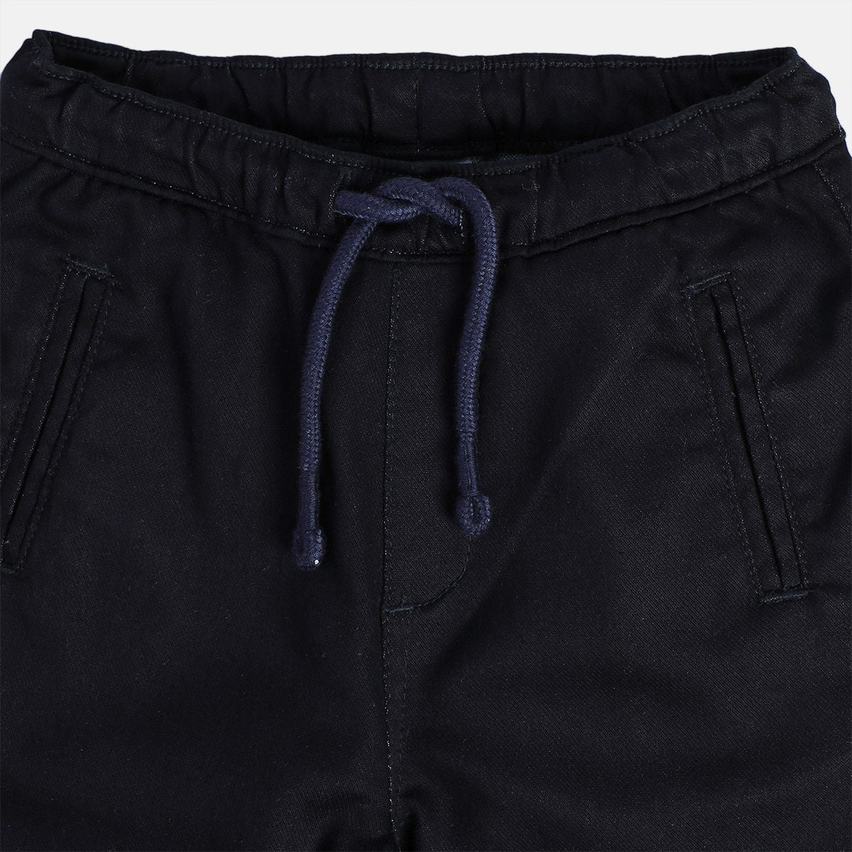 Boys Navy Woven Pant