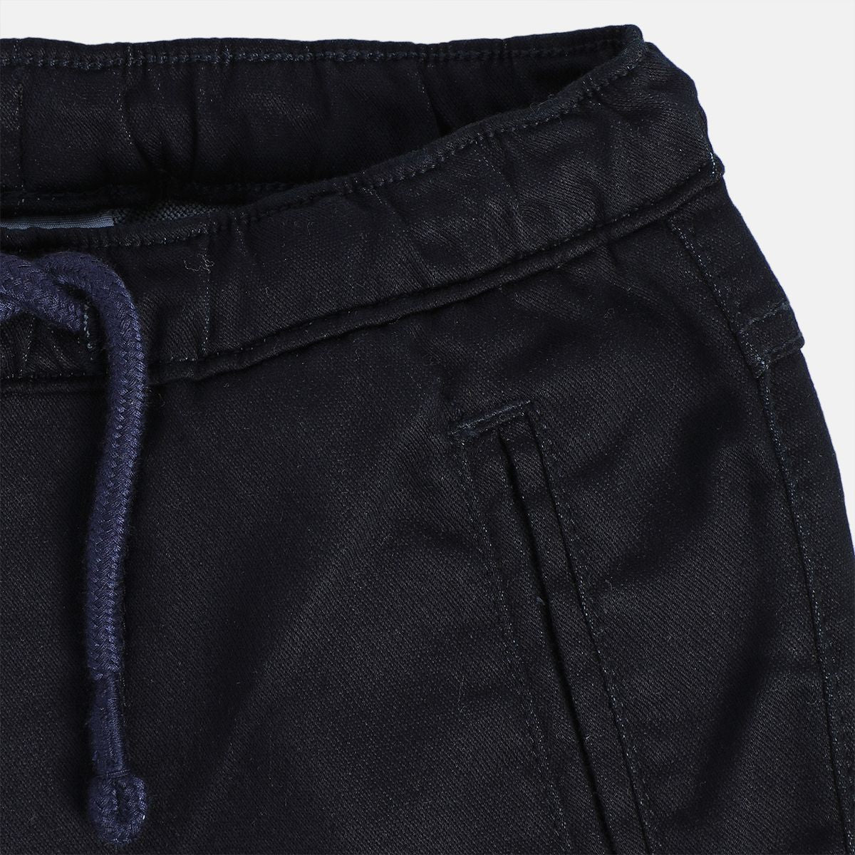 Boys Navy Woven Pant