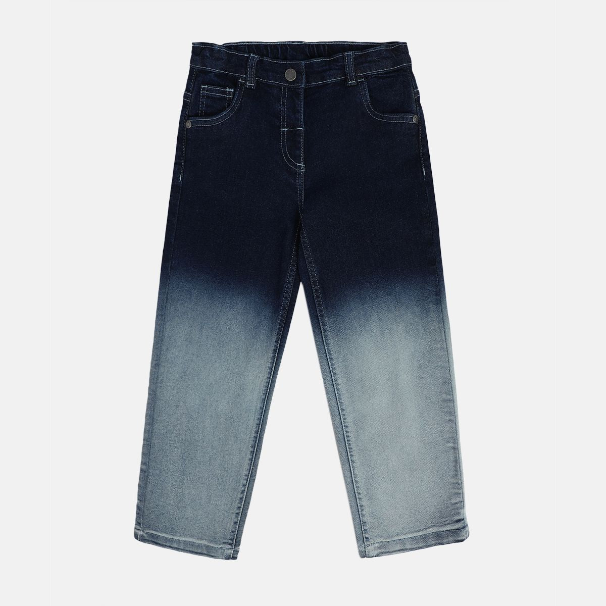 Girls Blue Pack Of 1 Denim Pant