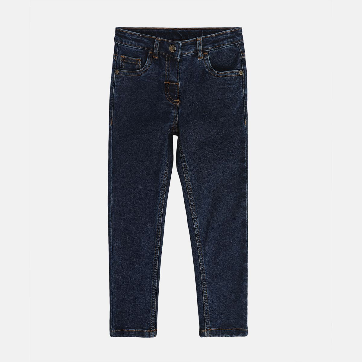 Girls Blue Pack Of 1 Denim Pant