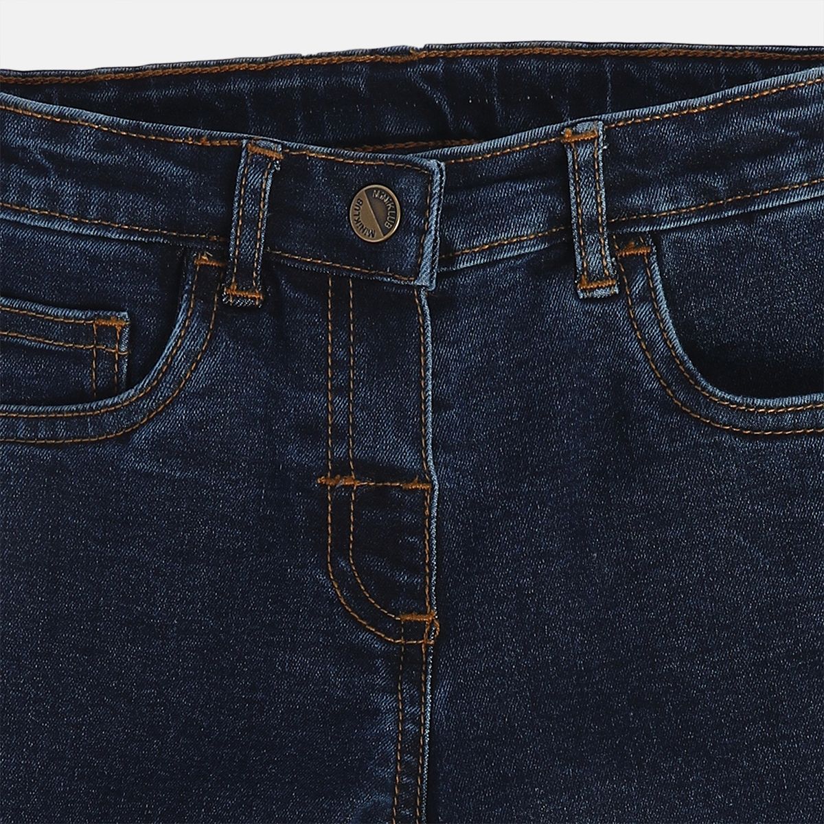 Girls Blue Pack Of 1 Denim Pant