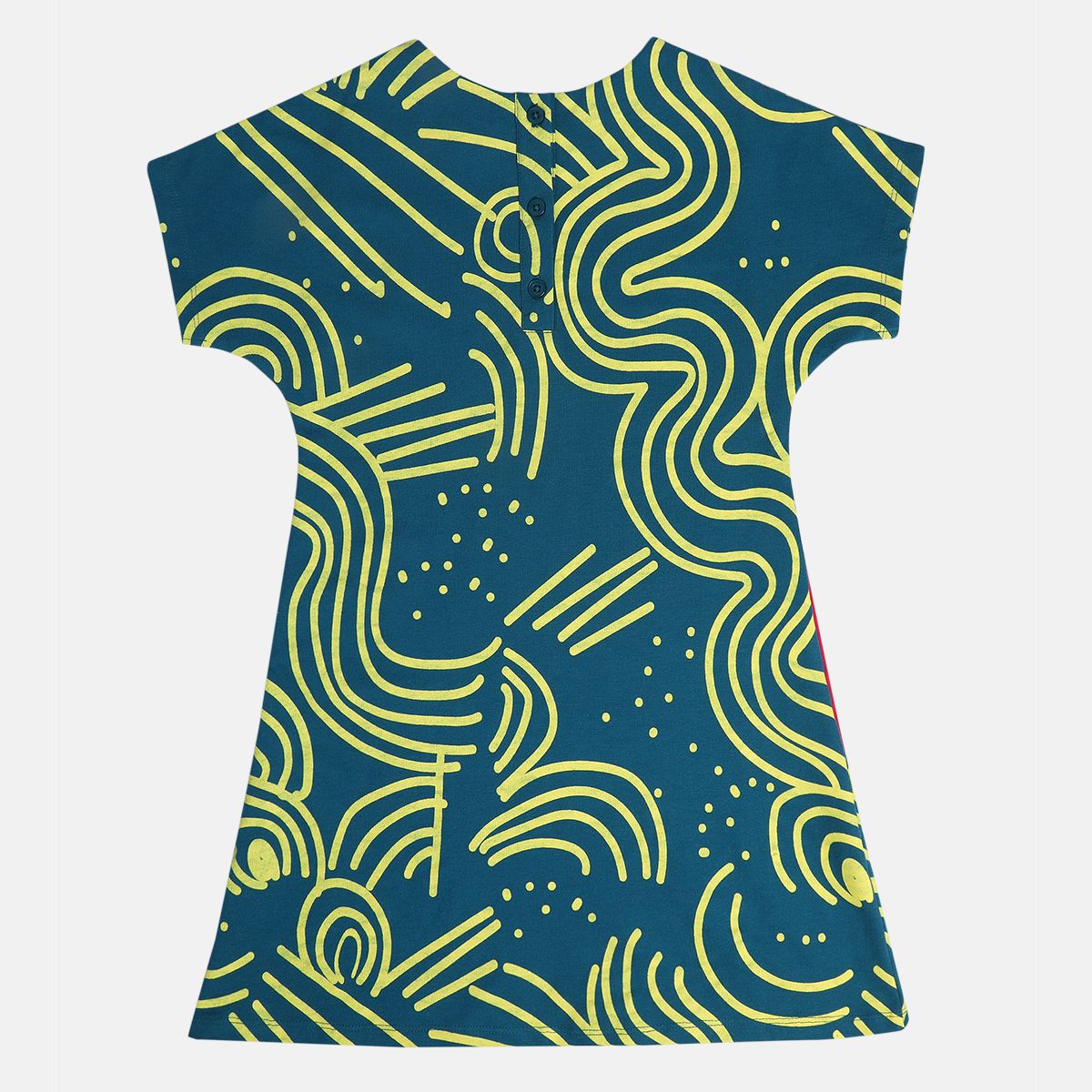 Girls Teal Pack Of 1 Dress