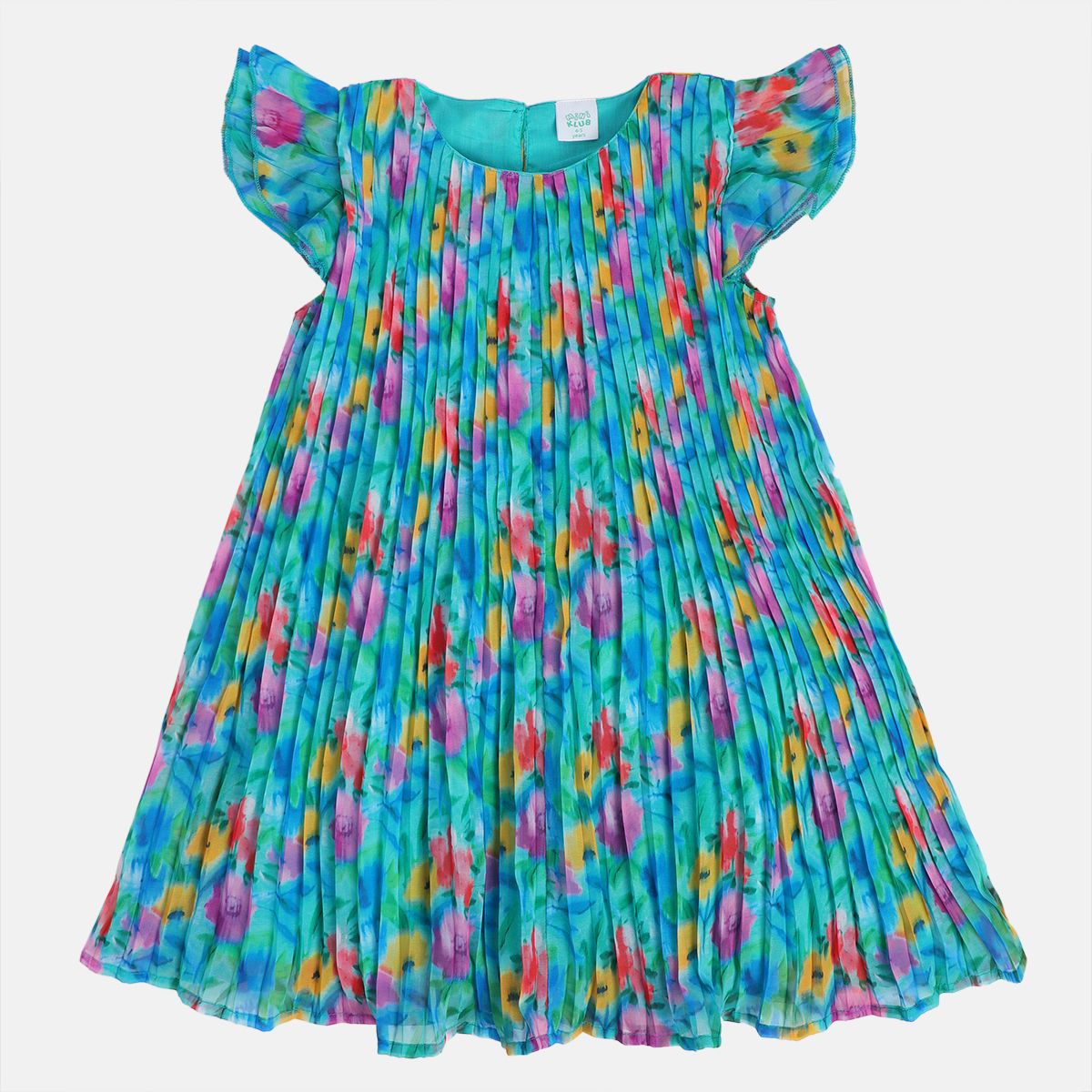 Girl Blue Woven Dress