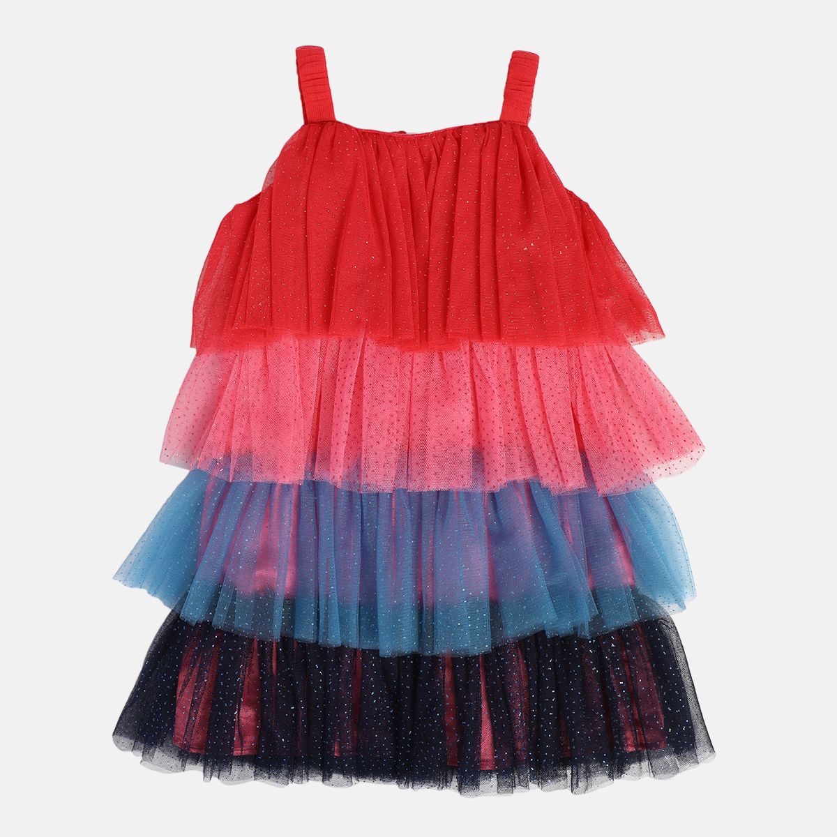 Girls Multicolor Pack Of 1 Dress