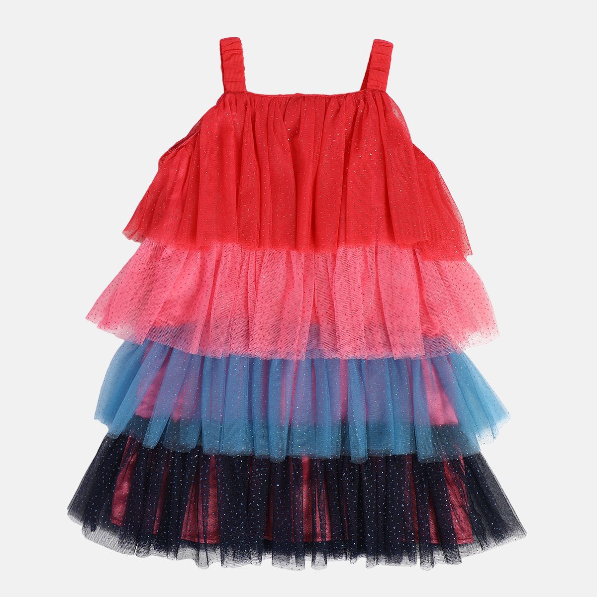 Girls Multicolor Pack Of 1 Dress