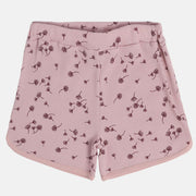 Girl Pink Knit Shorts