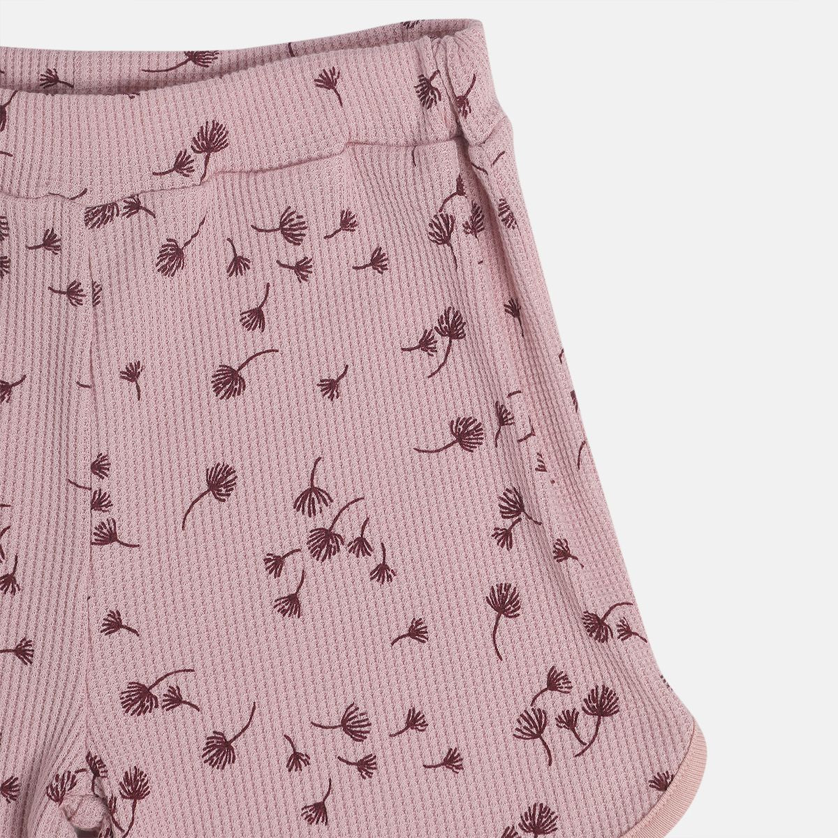 Girl Pink Knit Shorts