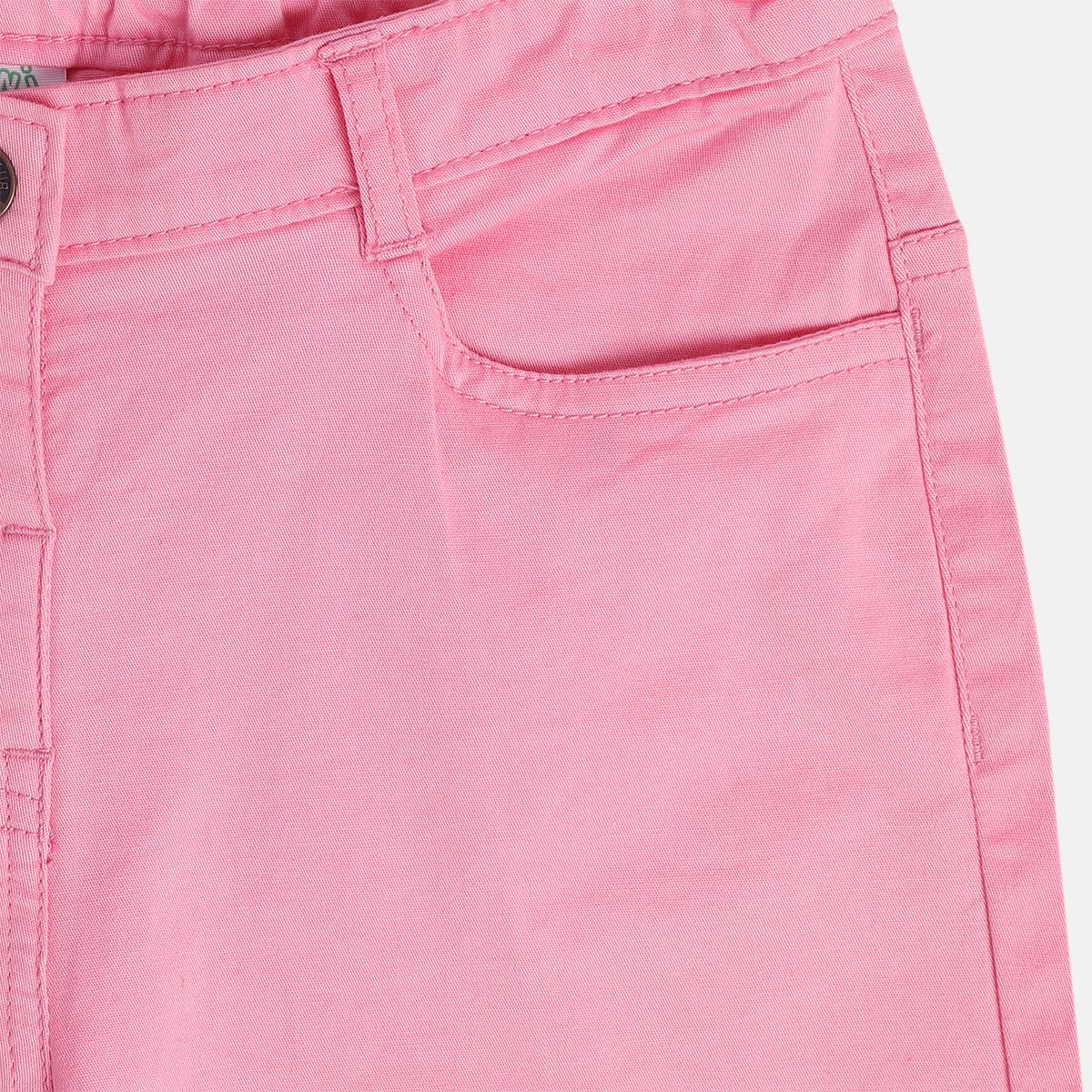 Girls Peach Pack Of 1 Shorts