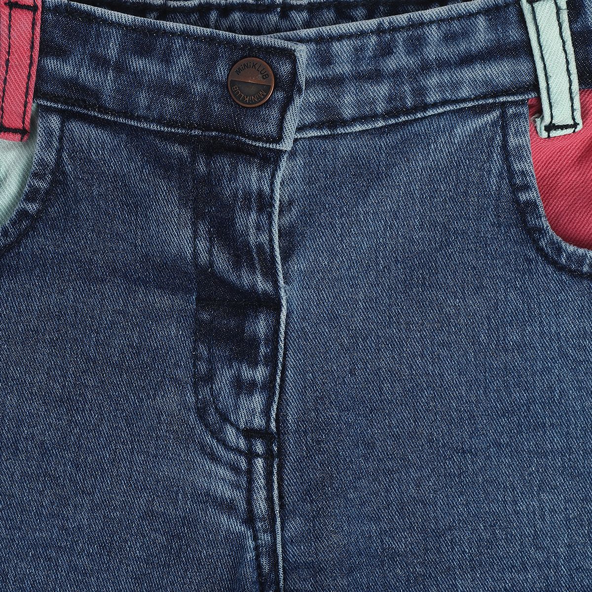 Girls Blue Pack Of 1 Shorts