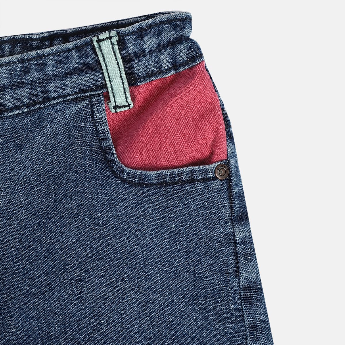 Girls Blue Pack Of 1 Shorts