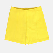 Girl Yellow Knit Shorts