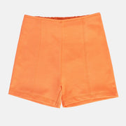 Girls Orange Pack Of 1 Shorts