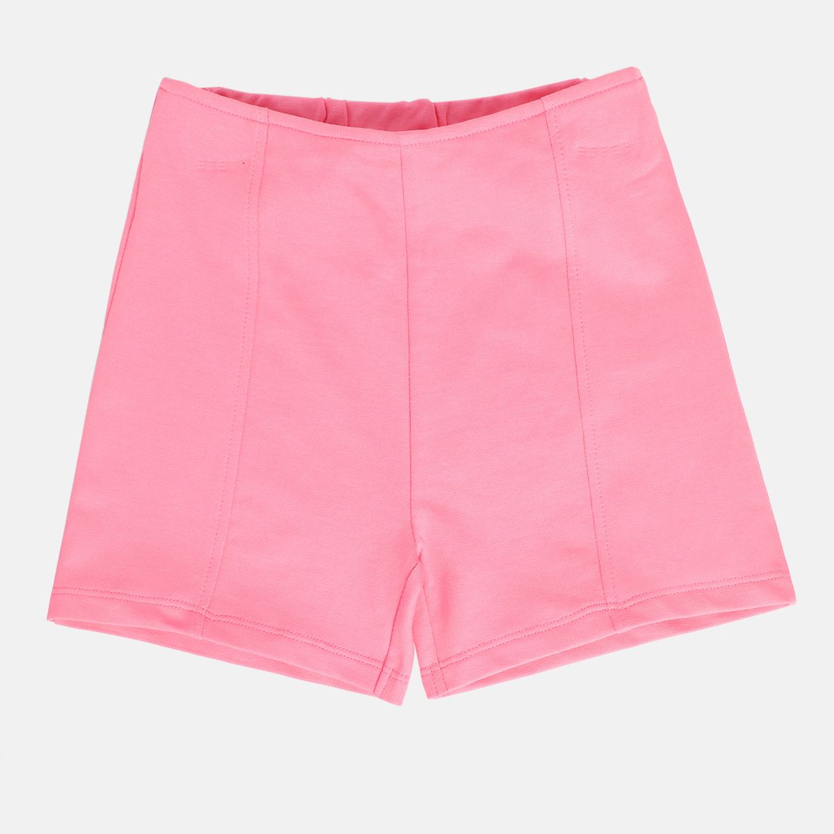 Girl Pink Knit Shorts