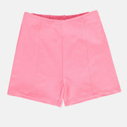 Girl Pink Knit Shorts