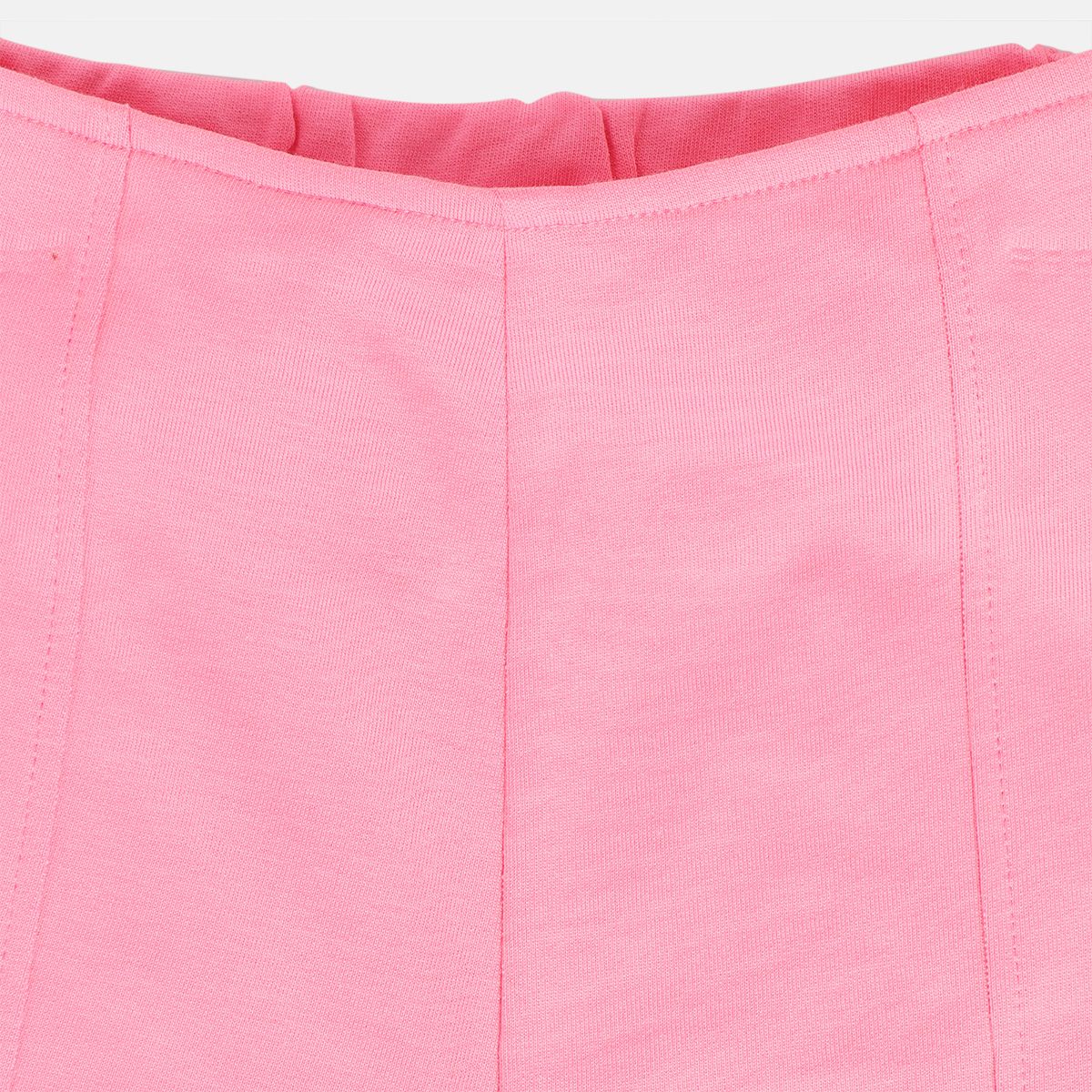 Girl Pink Knit Shorts