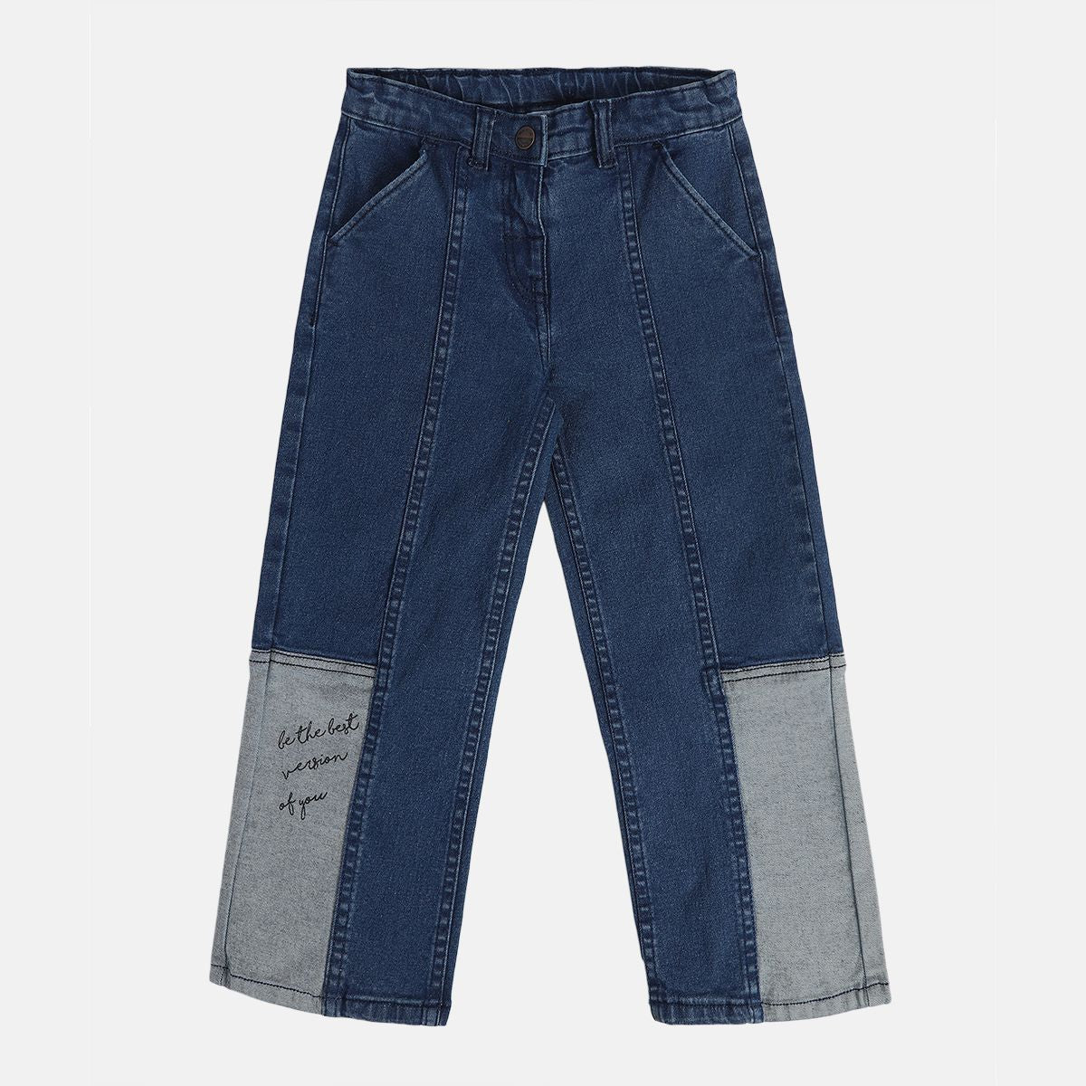 Girls Blue Denim Pant