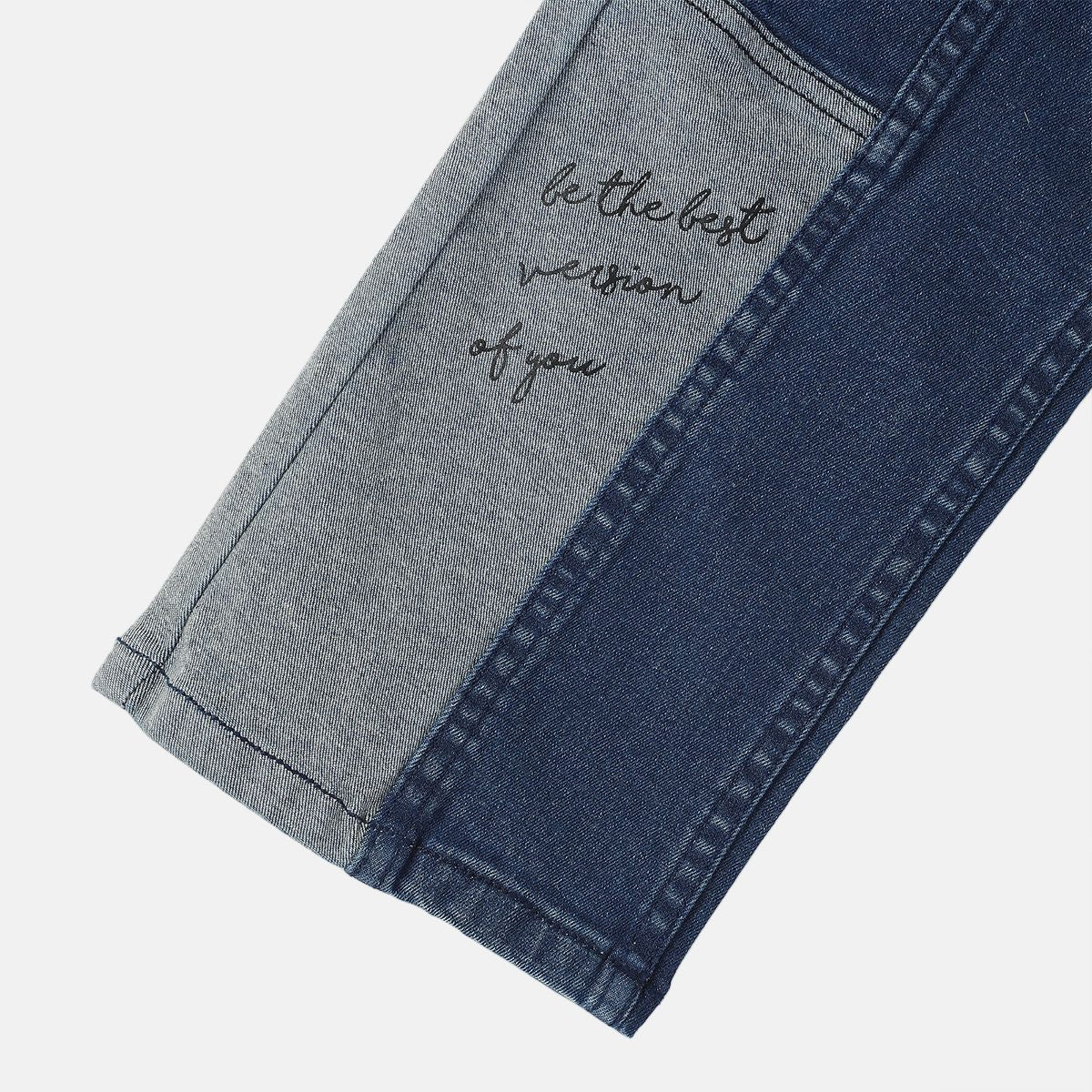 Girls Blue Denim Pant