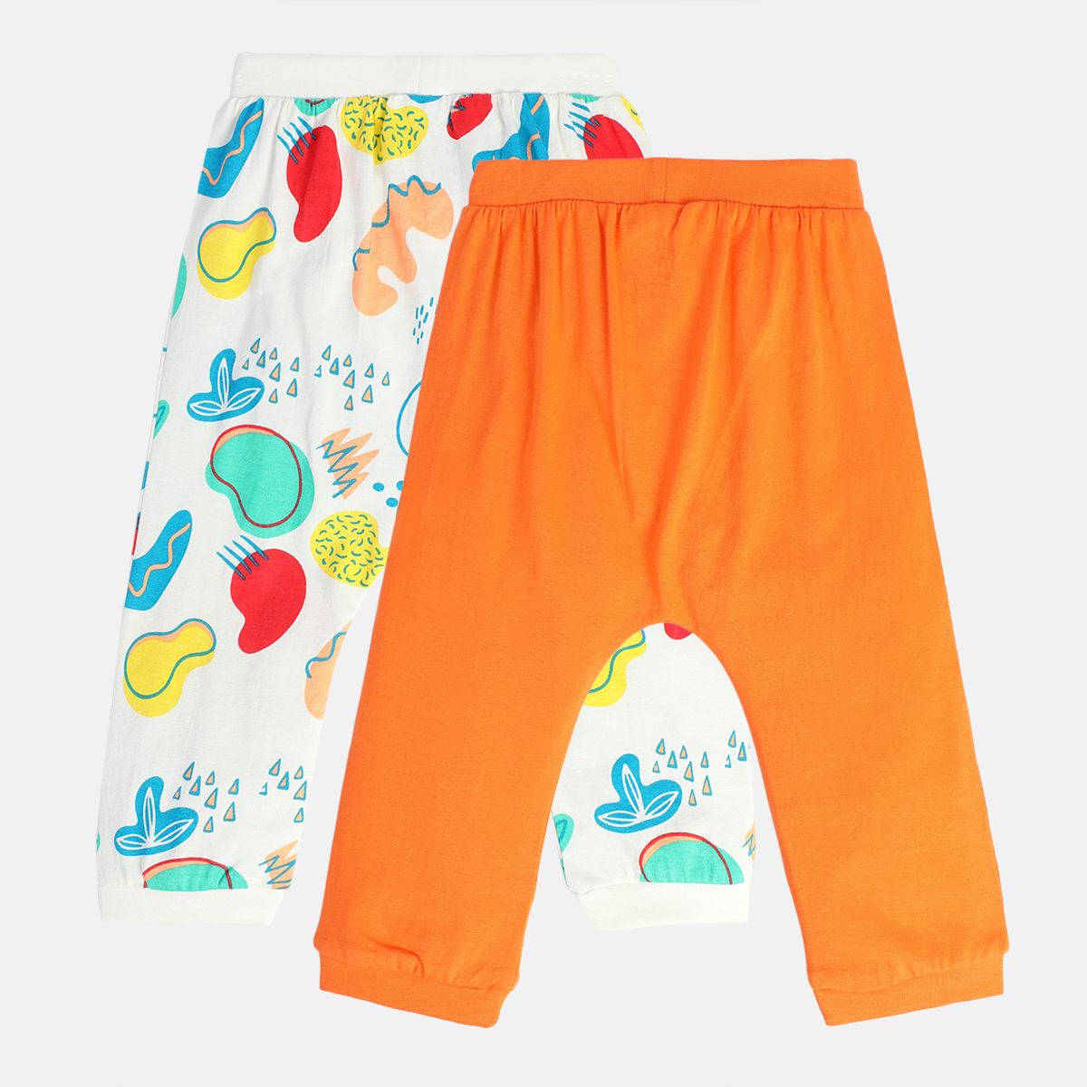 Boys Multicolor Pack Of 2 Knit Bottom