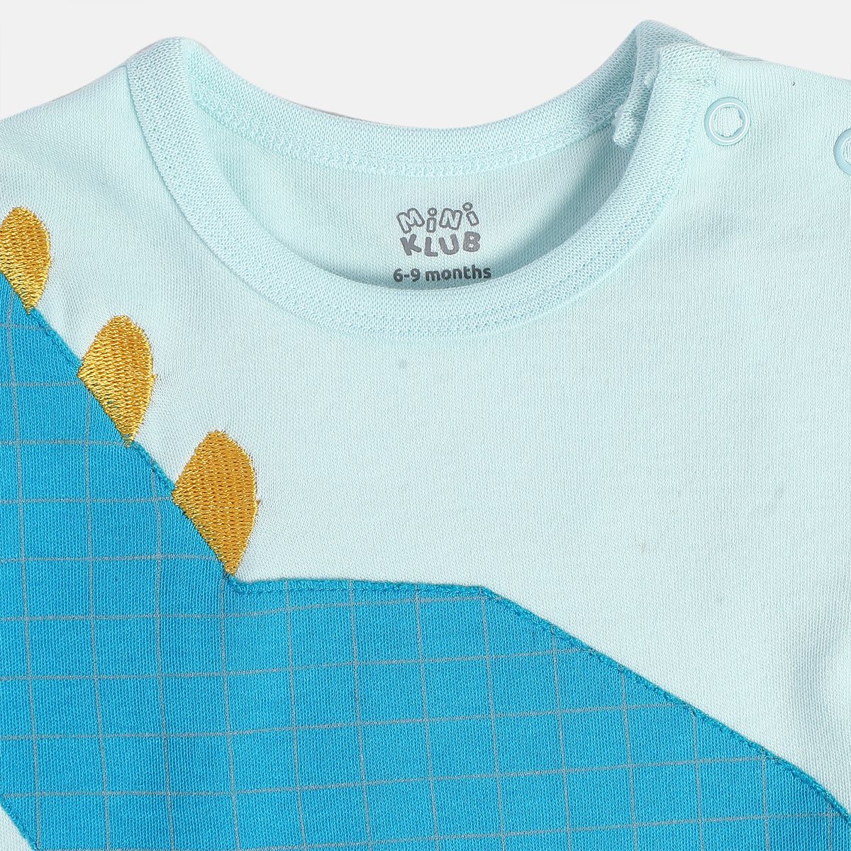 Boys White Short Sleeve Romper