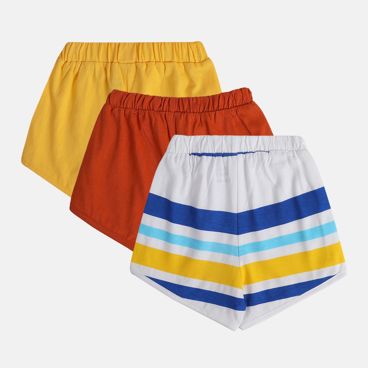 Boys White/Red/Yellow Shorts