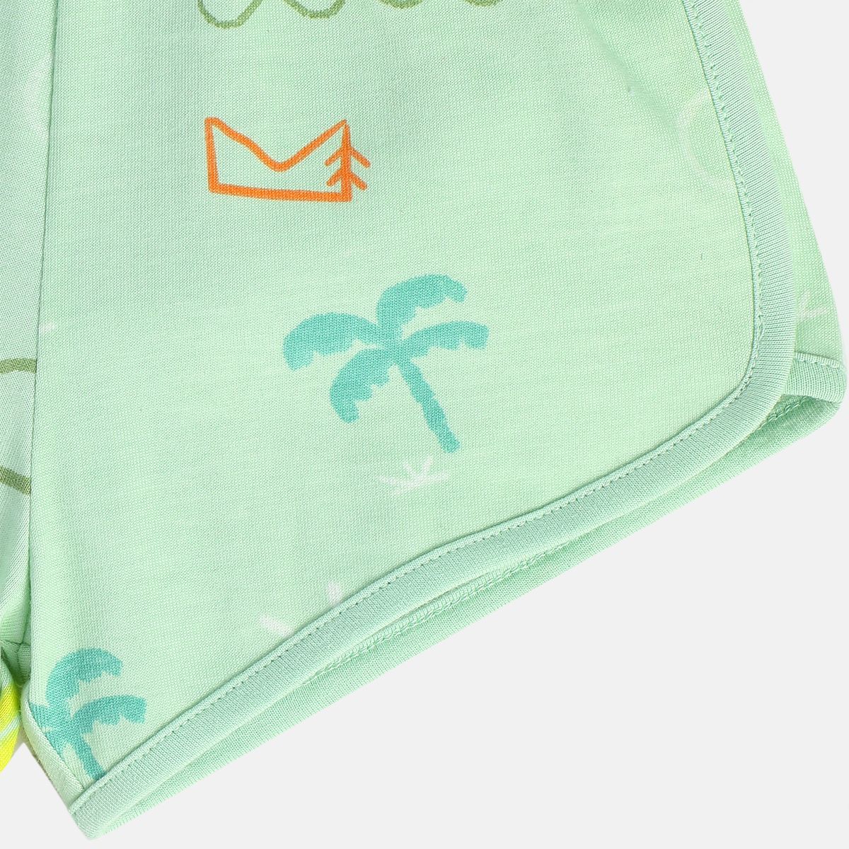 Boys Multicolor Pack Of 2 Shorts