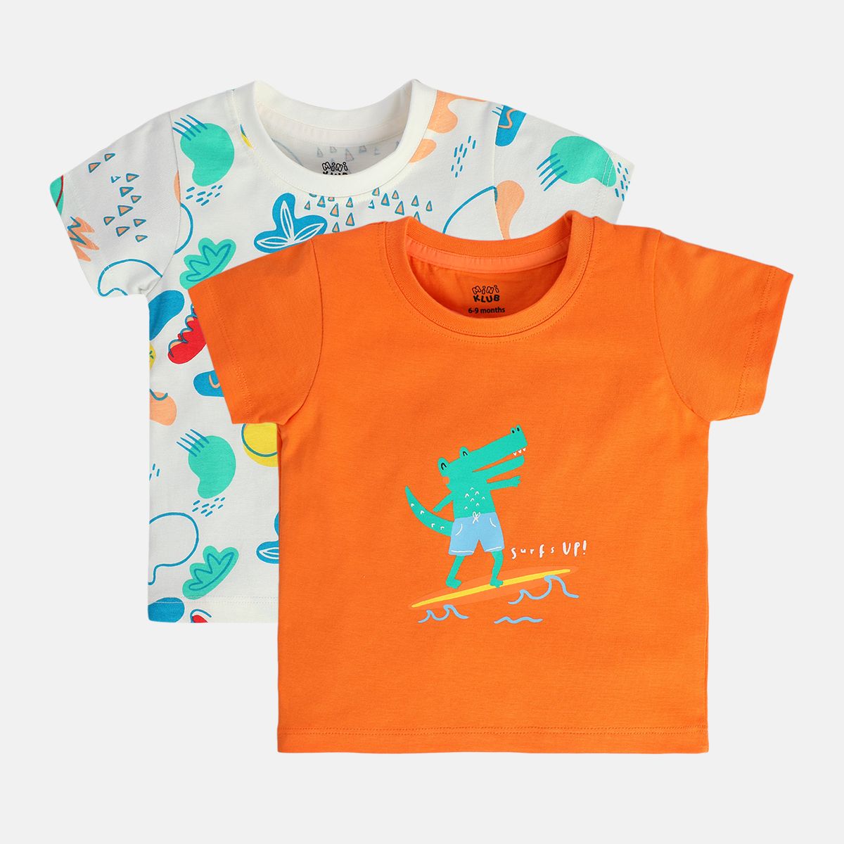 Boys Multicolor Pack Of 2 T-Shirt