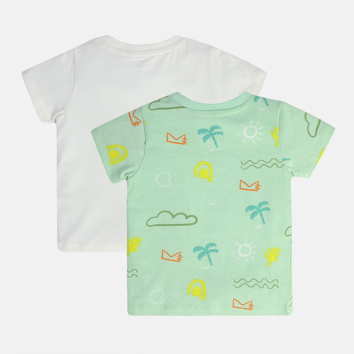 Boys Multicolor Pack Of 2 T-Shirt