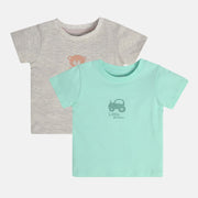 Boys Multicolor Pack Of 2 T-Shirt