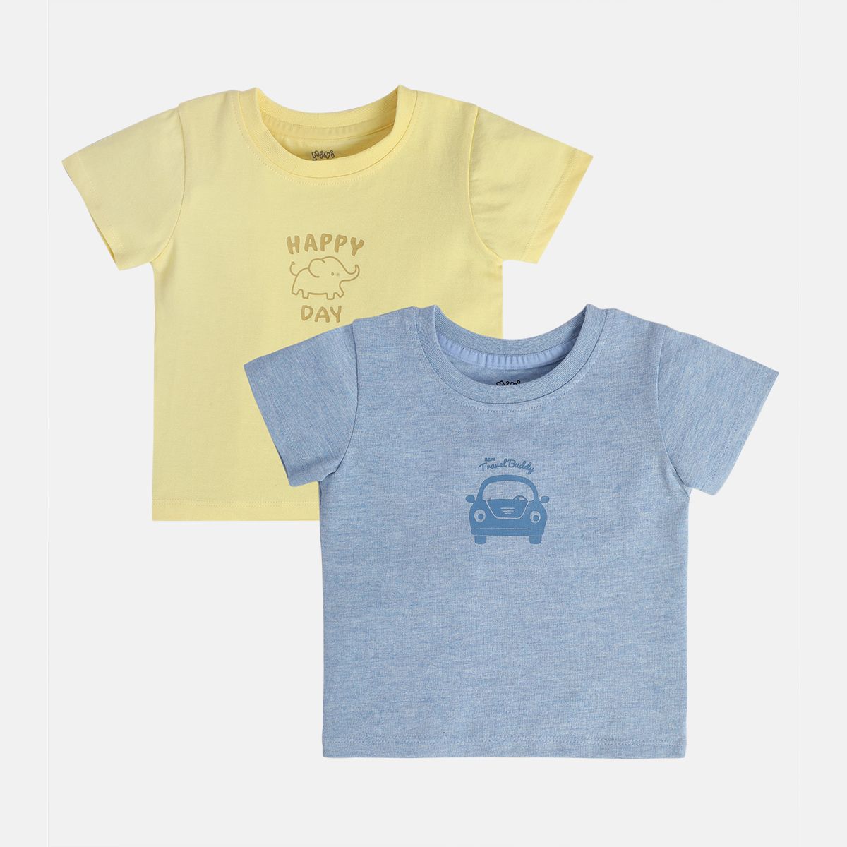 Boys Multicolor Pack Of 2 T-Shirt